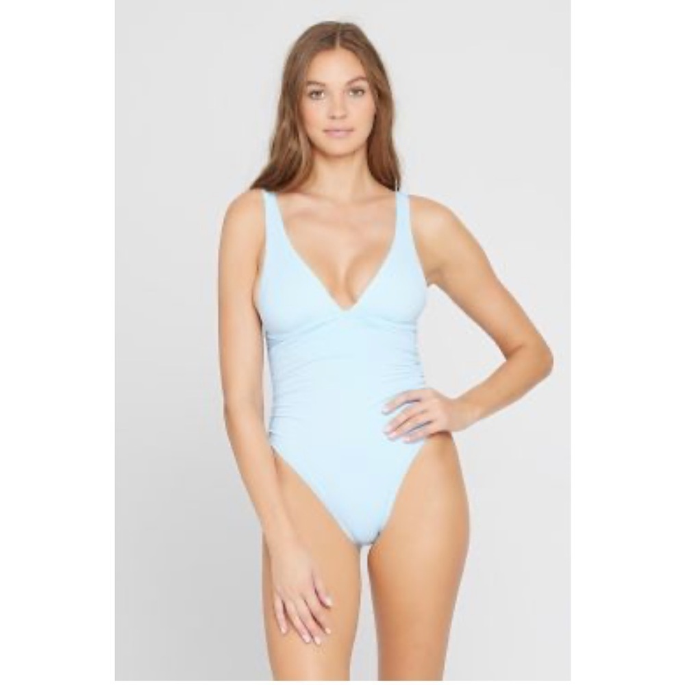 L*Space Light Blue One Piece Swimsuit